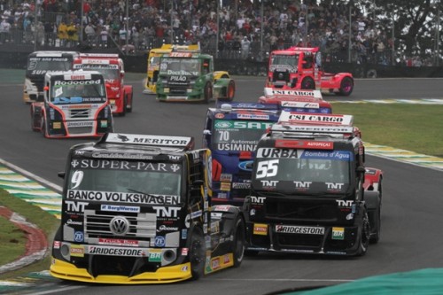 Fórmula Truck em Interlagos em 2012 (Divulgação)