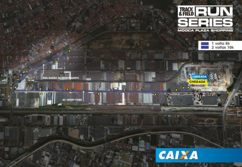 Percurso da etapa Mooca Plaza Shopping