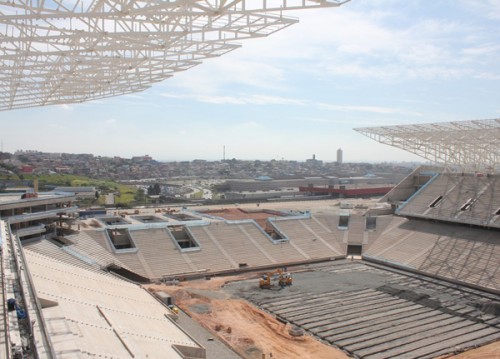 Arena Corinthians em maio (Marcos Favari/Odebrecht)