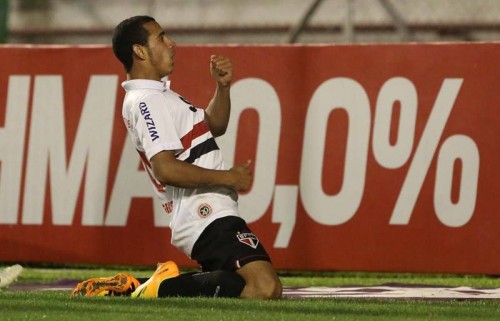 Lucas Evangelista, meia-atacante do São Paulo (Rubens Chiri/saopaulofc.net)