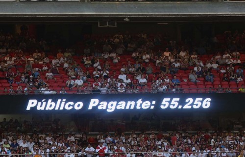 Público pagante de São Paulo x Fluminense (Rubens Chiri/saopaulofc.net)