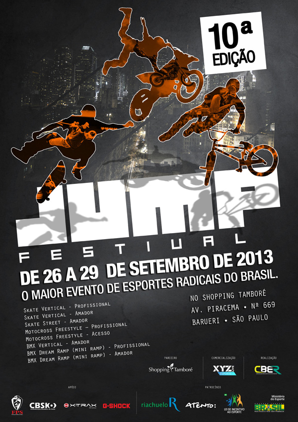 10º Jump Festival 1º dia Esportividade Guia de esporte de São