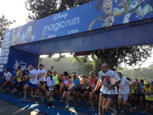 Largada da Disney Magic Run de 2013