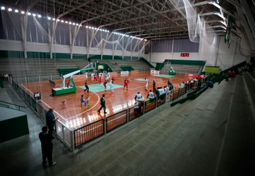 Basquete no ginásio do Palestra Itália (Fabio Menotti/Ag Palmeiras)