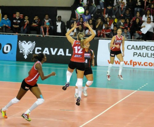 Vôlei feminino no Sesi Vila Leopoldina