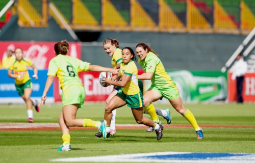 Seleção brasileira feminina de rugby sevens (Divulgação)