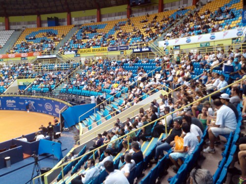 Público no ginásio do Ibirapuera em 26 de fevereiro (Esportividade)