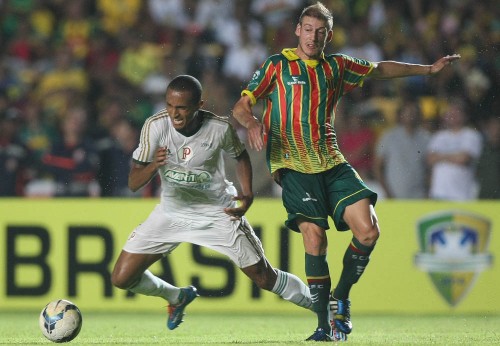 Renato, do Palmeiras, na primeira partida contra o Sampaio Corrêa (Cesar Greco)
