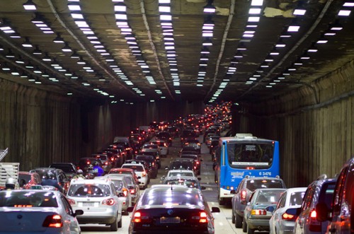 Trânsito pesado em São Paulo (Zé Carlos Barretta)
