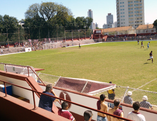 Rua Javari, um dos mais tradicionais estádios paulistanos (Andrei Spinassé/Esportividade) 