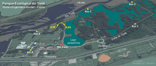 Percurso do Desafio Eco Race
