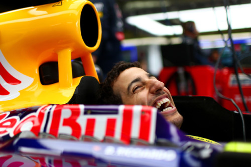 Ricciardo em Interlagos em 2014 (Dan Istitene/Getty/Red Bull)