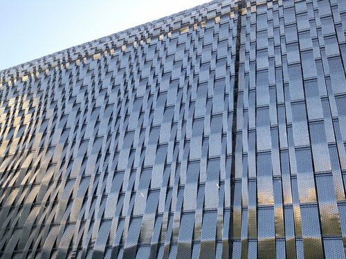 Fachada do Allianz Parque, feita em aço inox (Esportividade)