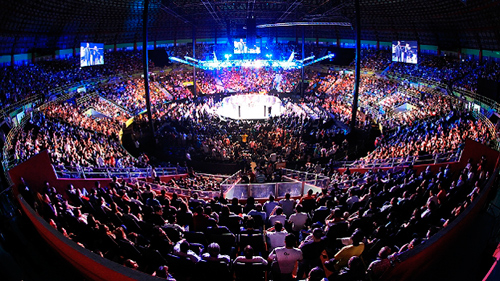UFC no ginásio do Ibirapuera, em São Palo (Inovafoto)