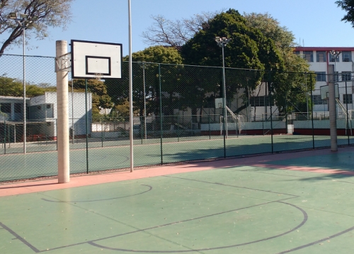 Tabela de basquete quebrada no Centro Esportivo Tietê (Esportividade)