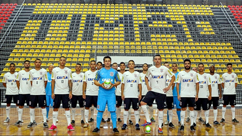 Time de futsal do Corinthians em 2017 (Divulgação/SCCP)