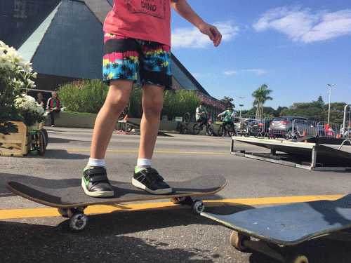 Skate no shopping Eldorado (Divulgação/Eldorado)