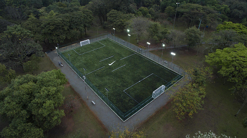 Campo do parque do Ibirapuera (Nike/Divulgação)