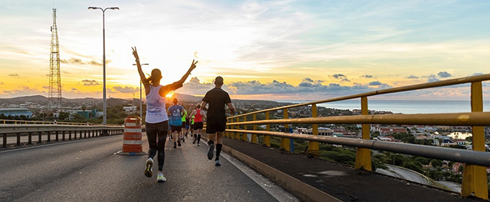 Maratona de Curaçao, perfeita para 'maraturismo', com cobertura do Esportividade